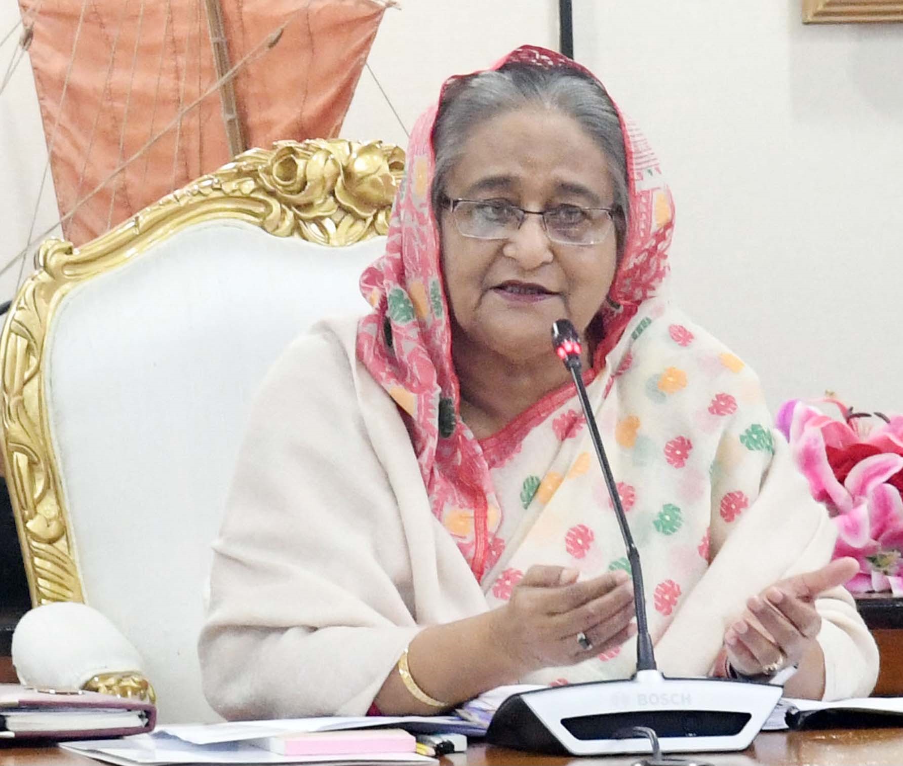 Sheikh Hasina questions India's CAA